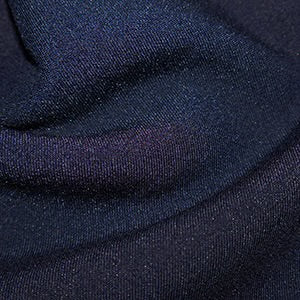 Poly Viscose Stretch Fabric Sample - Navy (10cm x 10cm)