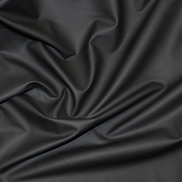 Black Algarve PU fabric for bags, purses, wallets, crafts and accessories
