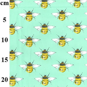 Meadow floral 100% cotton poplin fabric for dressmaking, quilting and crafts