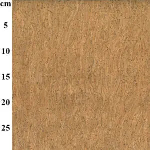 Natural cork fabric C8516 with soft structured surface and natural wood texture