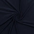 Navy cotton elastane jersey fabric 215gsm stretch knit showing smooth texture and drape