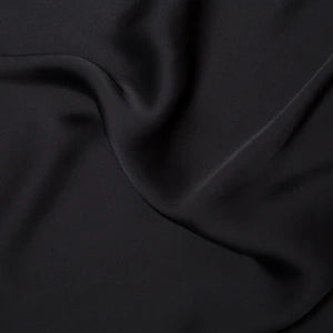 Pewter Silky Satin Fabric Sample - 85gsm