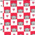Pink teddy bear polycotton print fabric for children’s crafts, nursery sewing and bunting