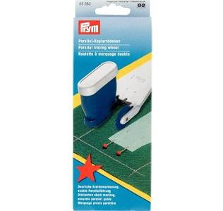 Prym parallel tracing wheel for marking seam allowances and sewing pattern lines.