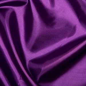 Purple polyester habotai fabric for linings, costumes, crafts and dressmaking